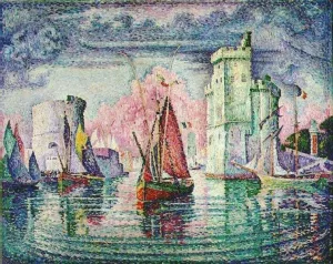 Port of La Rochelle Oil painting by Paul Signac