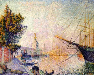 The Dogana by Paul Signac Oil Painting