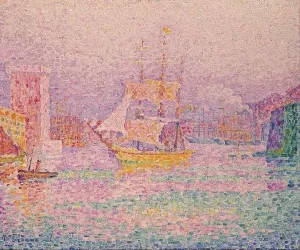 The Harbour at Marseille by Paul Signac Oil Painting