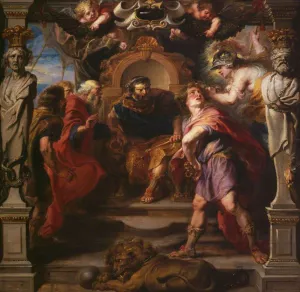 Wrath of Achilles by Peter Paul Rubens Oil Painting