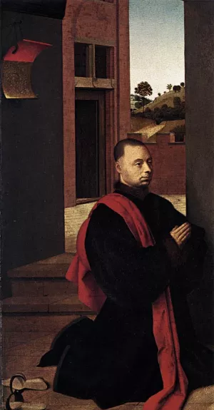 A Donator Oil painting by Petrus Christus