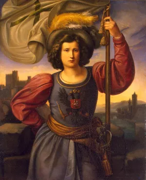 Allegory of Russia by Philipp Veit Oil Painting