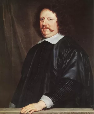 Portrait of Henri Groulart by Philippe De Champaigne Oil Painting