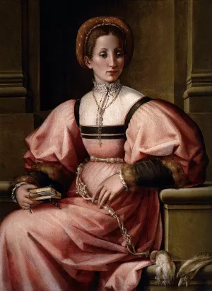 Portrait of a Lady by Pierfrancesco Di Jacopo Foschi Oil Painting