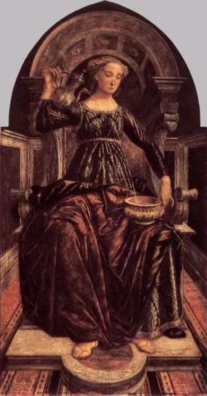 Temperance by Piero Del Pollaiuolo Oil Painting