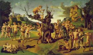 The Discovery of Honey by Piero Di Cosimo Oil Painting