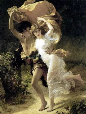 The Storm by Pierre-Auguste Cot Oil Painting