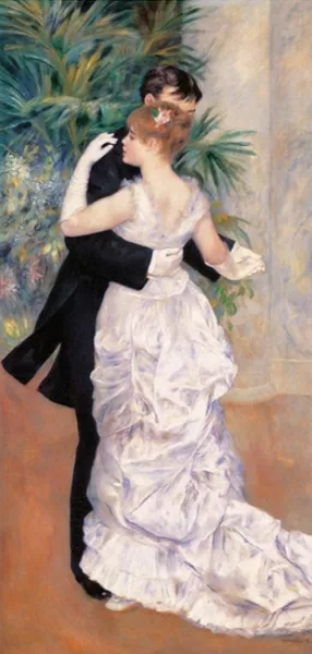 City Dance by Pierre-Auguste Renoir Oil Painting