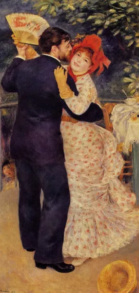 Country Dance by Pierre-Auguste Renoir Oil Painting