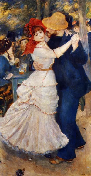 Dance at Bougival by Pierre-Auguste Renoir Oil Painting