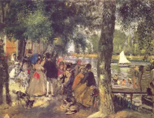 La Grenouillere by Pierre-Auguste Renoir Oil Painting