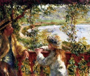 Near the Lake by Pierre-Auguste Renoir Oil Painting