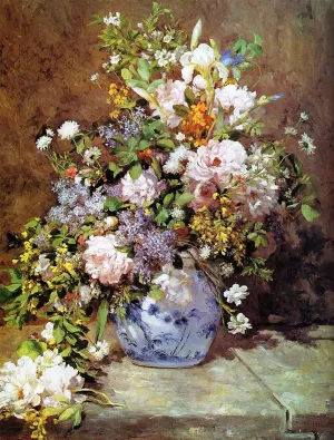 Spring Bouquet Oil painting by Pierre-Auguste Renoir