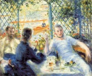 The Canoeist's Luncheon by Pierre-Auguste Renoir Oil Painting