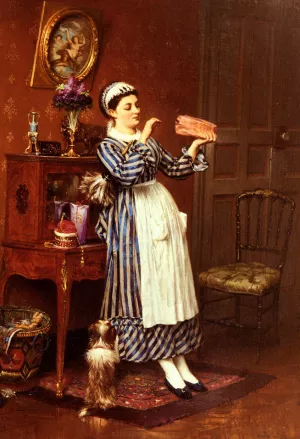 Les Bonbons de Madame by Pierre Outin Oil Painting