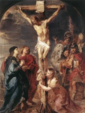 Christ on the Cross by Peter Paul Rubens Oil Painting