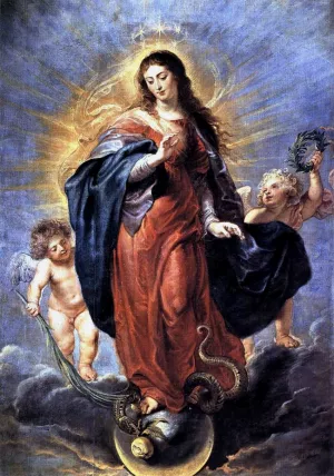 Immaculate Conception by Peter Paul Rubens Oil Painting