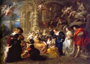 Love Garden by Peter Paul Rubens Oil Painting