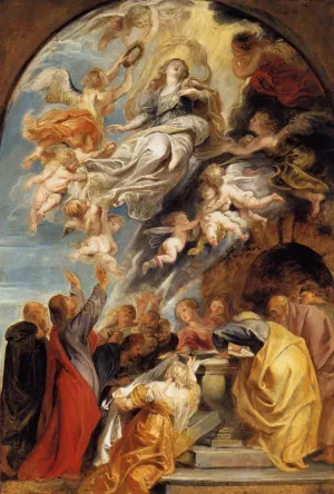 The Assumption of Mary by Peter Paul Rubens Oil Painting