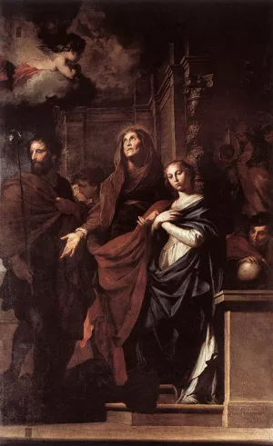 Marriage of the Virgin by Pietro Novelli Oil Painting