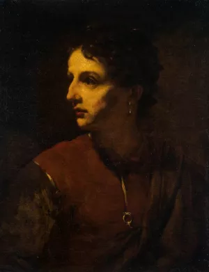 Portrait of a Young Man with an Earring by Pietro Novelli Oil Painting