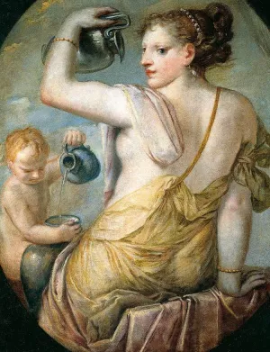 Allegory of Temperance by Pietro Liberi Oil Painting