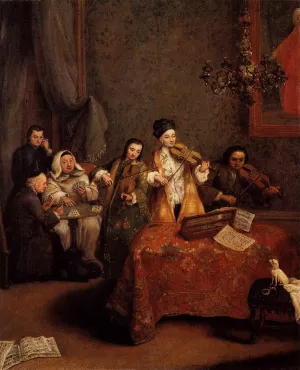 The Concert by Pietro Longhi Oil Painting