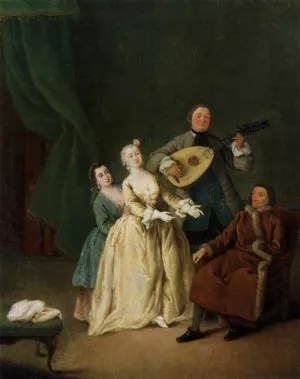 The Family Concert by Pietro Longhi Oil Painting