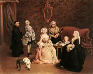 The Little Concert by Pietro Longhi Oil Painting