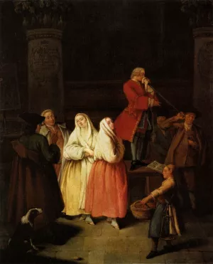 The Soothsayer by Pietro Longhi Oil Painting