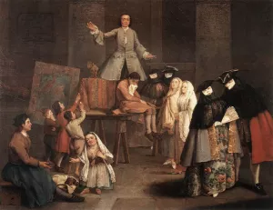 The Tooth Puller by Pietro Longhi Oil Painting