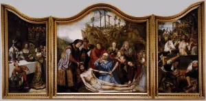 St John Altarpiece by Quentin Massys Oil Painting