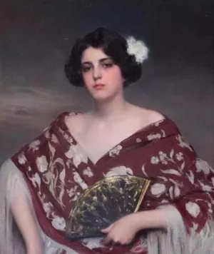 Retrato de Julia by Ramon Casas i Carbo Oil Painting