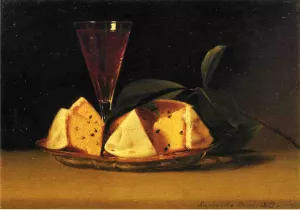 Still Life with Raisin Cake by Raphaelle Peale Oil Painting