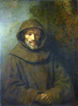 A Franciscan Friar by Rembrandt Van Rijn Oil Painting