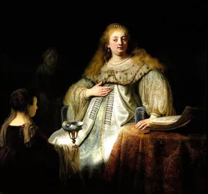 Artemisia by Rembrandt Van Rijn Oil Painting