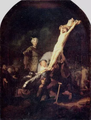 Crucifixion by Rembrandt Van Rijn Oil Painting