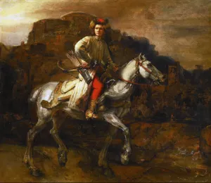 Polish Rider by Rembrandt Van Rijn Oil Painting