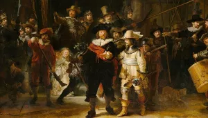 The Nightwatch by Rembrandt Van Rijn Oil Painting