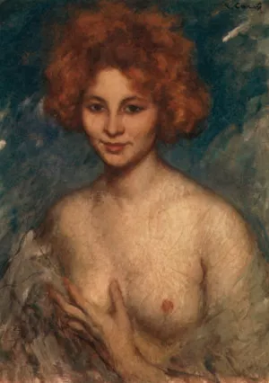Desnudo de Mujer by Ricardo Canals y Llambi Oil Painting