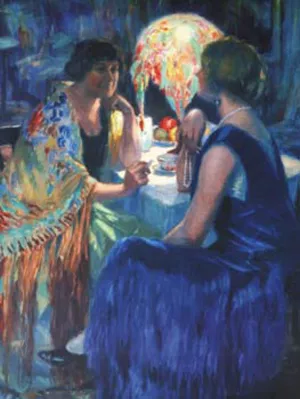Dos Mujeres by Ricardo Canals y Llambi Oil Painting