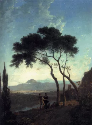 The Vale of Narni by Richard Wilson Oil Painting