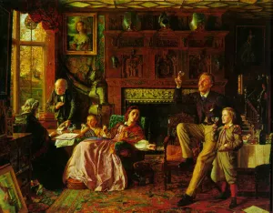The Last Day in the Old Home by Robert Braithwaite Martineau Oil Painting