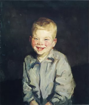The Laughing Boy Jobie by Robert Henri Oil Painting