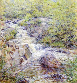 Buttermilk Falls by Robert Lewis Reid Oil Painting