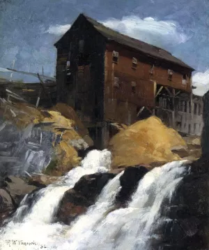 The Mill by Robert Vonnoh Oil Painting