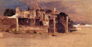 Puebla, Mexico by Samuel Colman Jr. Oil Painting