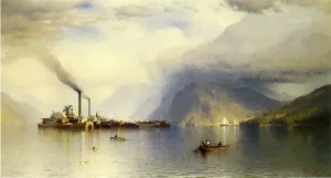 Storm King on the Hudson by Samuel Colman Jr. Oil Painting