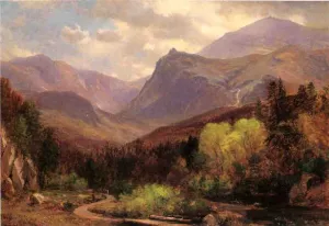 Tuckermans Ravine and Mount Washington by Samuel Lancaster Gerry Oil Painting