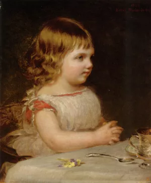 Saying Grace by Samuel Sidley Oil Painting